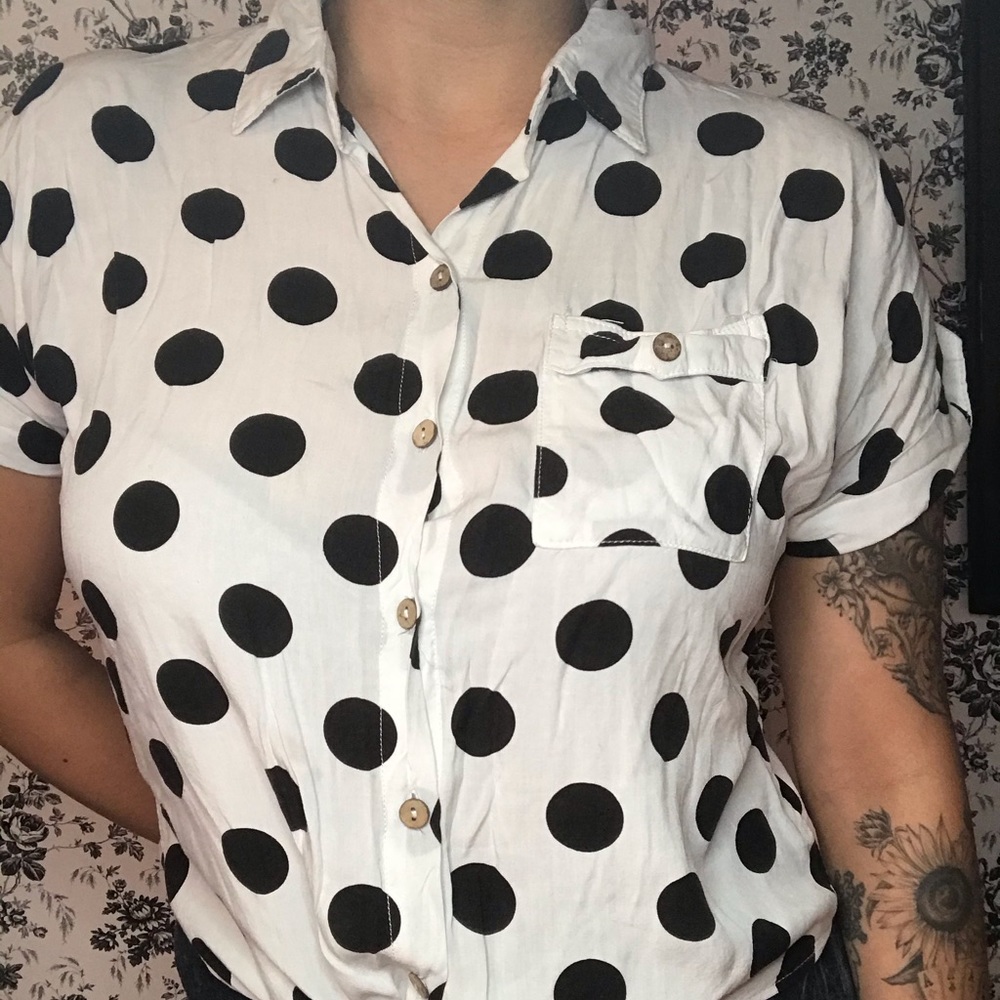 Polka dot shirt